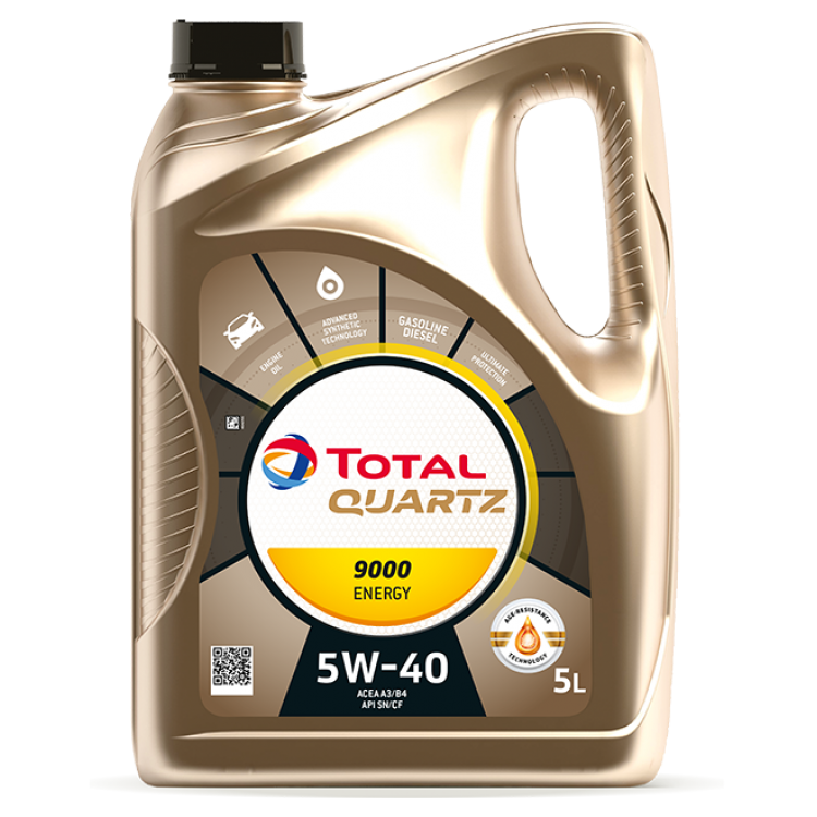 Масло Тоtal  5W40 Quartz 9000 4л. синтетика
