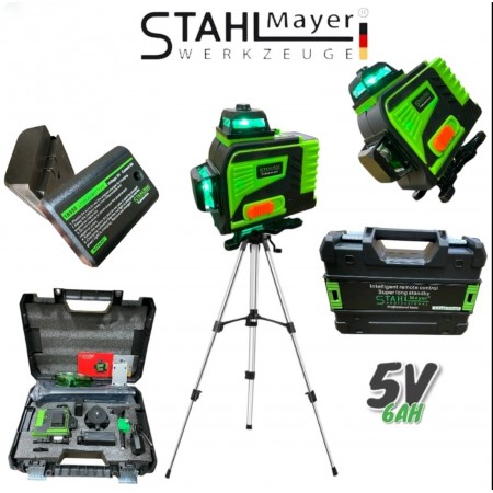 Самонивелиращ се лазерен нивелир 4D с 16 линии