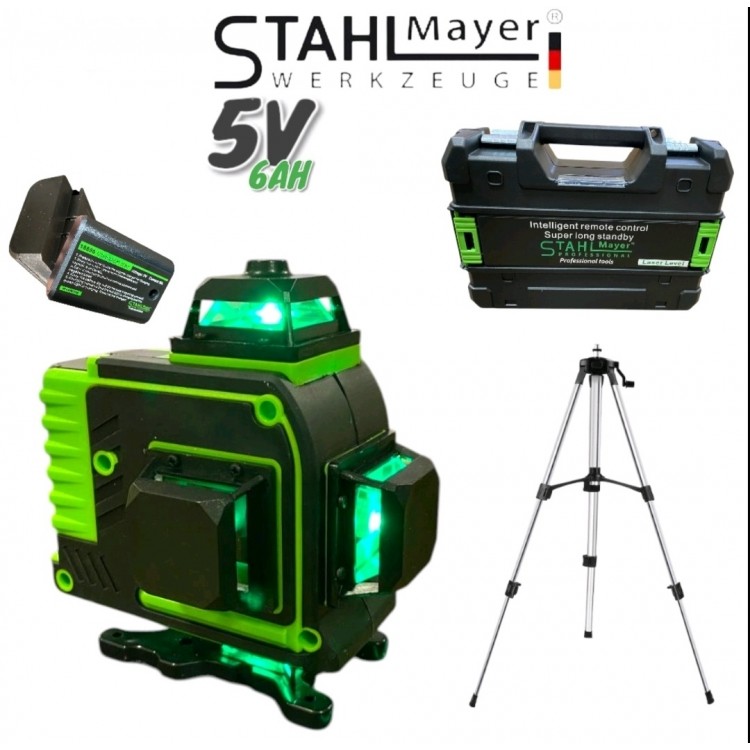 Самонивелиращ се лазерен нивелир 4D с 16 линии