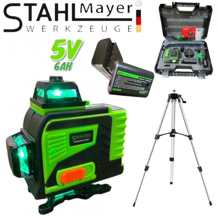 Самонивелиращ се лазерен нивелир 4D с 16 линии