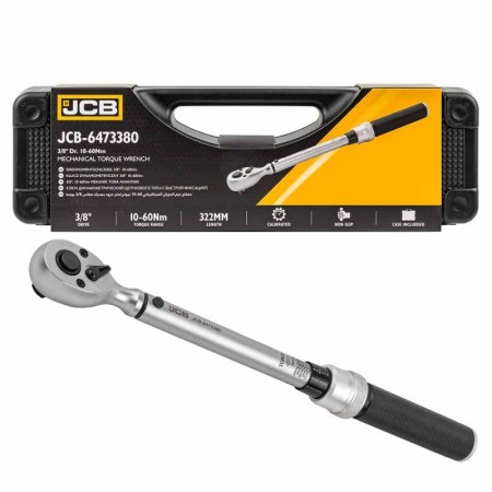 Динамометричен ключ 3/8" ,10-60 Nm JCB-6473380 Динамометричен ключ 3/8" ,10-60 Nm JCB-6473380