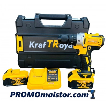 Акумулаторен ударен винтоверт KRAFTROYAL 36V 8Ah Акумулаторен ударен винтоверт KRAFTROYAL 36V 8Ah
