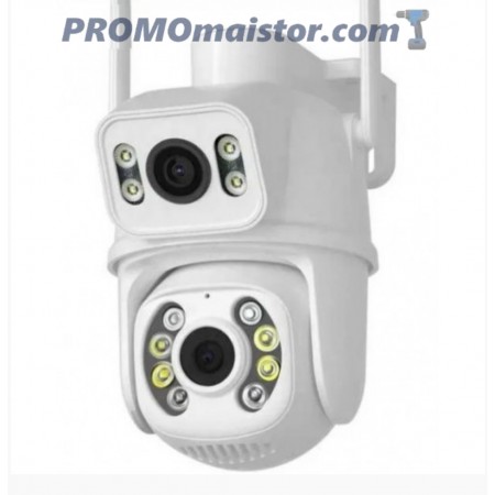 WiFi въртяща камера с два обектива 8 Mpx А8Q WiFi въртяща камера с два обектива 8 Mpx А8Q