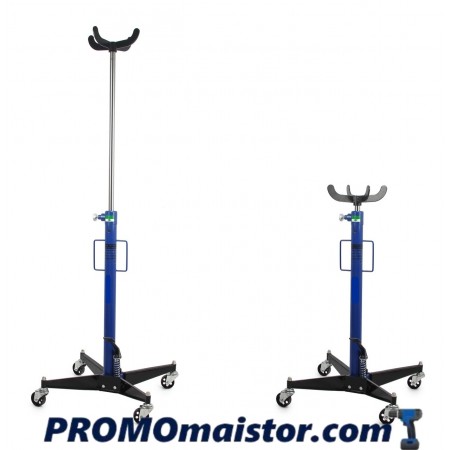 Професионален крик за скоростна кутия, 500 кг с крачна помпа STAHLMAYER (110-180см) Професионален крик за скоростна кутия, 500 кг с крачна помпа STAHLMAYER (110-180см)