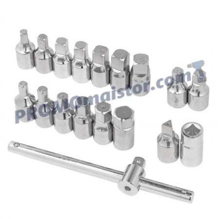 Универсален комплект ключове за картер 18 части FORSAGE   Универсален комплект ключове за картер 18 части FORSAGE