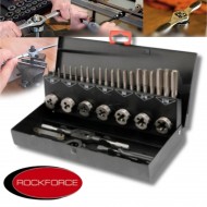Комплект от 32 части метчици и плашки ROCKFORCE