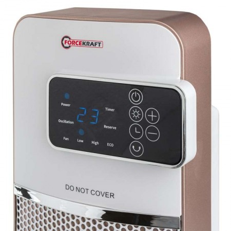 Вентилаторна печка с керамичен нагревател, дисплей и дистанционно управление 2000W FORCEKRAFT Вентилаторна печка с керамичен нагревател, дисплей и дистанционно управление 2000W FORCEKRAFT