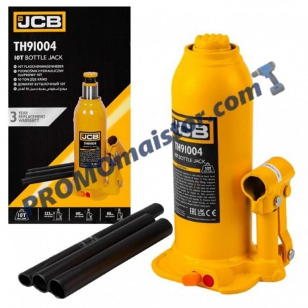 Хидравличен крик JCB ТН91004 тип бутилка 10 тона Хидравличен крик JCB ТН91004 тип бутилка 10 тона