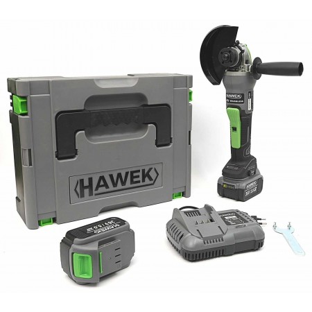 Акумулаторен безчетков ъглошлайф HAWEK 36V 5Ah Акумулаторен безчетков ъглошлайф HAWEK 36V 5Ah