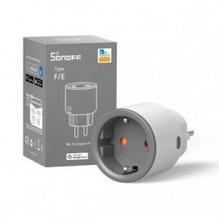 Смарт контакт с Wi-Fi управление Sonoff S60TPF Смарт контакт с Wi-Fi управление Sonoff S60TPF
