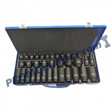 Ударни Вложки Hawek 1/2" 35-части Ударни Вложки Hawek 1/2" 35-части