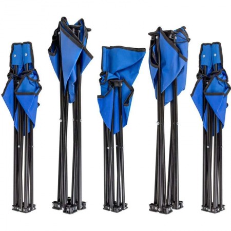 Комплект сгъваема къмпинг маса с 4 стола от текстил Комплект сгъваема къмпинг маса с 4 стола от текстил