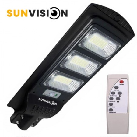 Комплект 3 броя мощна улична соларна лампа 1350W TAXSUNVISION