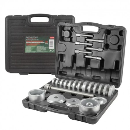 Комплект скоба за лагери и главини 32 части ROCKFORCE Комплект скоба за лагери и главини 32 части ROCKFORCE