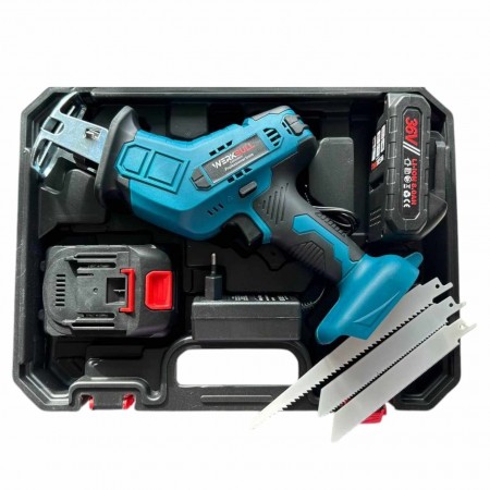 Акумулаторен безчетков саблен трион 36V 8Ah WERKBULL