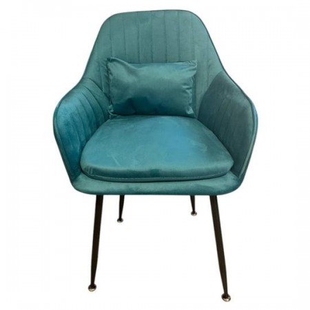 Комплект 4 броя трапезни столове Ивон + ПОДАРЪК възглавнички - цвят тюркоаз Комплект 4 броя трапезни столове Ивон + ПОДАРЪК възглавнички - цвят тюркоаз