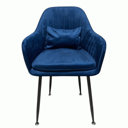 Комплект 6 броя трапезни столове Ивон + ПОДАРЪК възглавнички - цвят тъмно син Комплект 6 броя трапезни столове Ивон + ПОДАРЪК възглавнички - цвят тъмно син