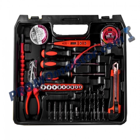 ПРОМО ПАКЕТ Ударен винтоверт и гедоре 108 части  ПРОМО ПАКЕТ Ударен винтоверт и гедоре 108 части