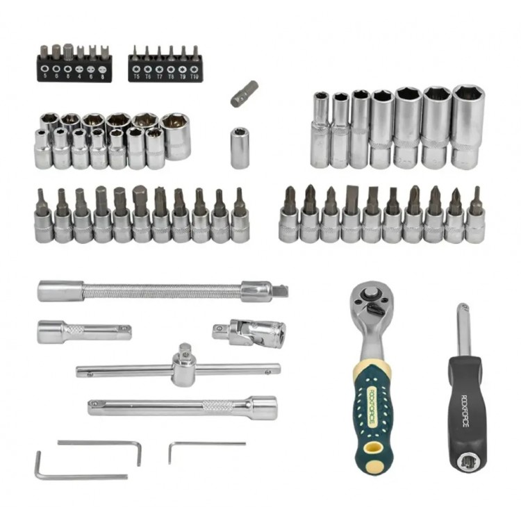 Гедоре 66 части 1/4" ROCKFORCE