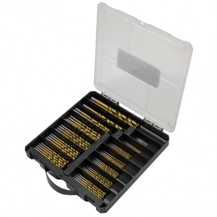 Професионален комплект свредла за метал HAWEK – 100 части Професионален комплект свредла за метал HAWEK – 100 части