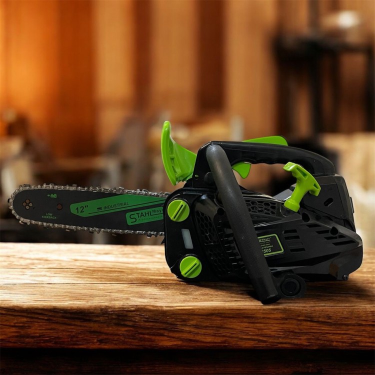 Мини бензинова резачка за кастрене STAHLMAYER 25.4cc , 30см шина , 2 вериги Мини бензинова резачка за кастрене STAHLMAYER 25.4cc , 30см шина , 2 вериги