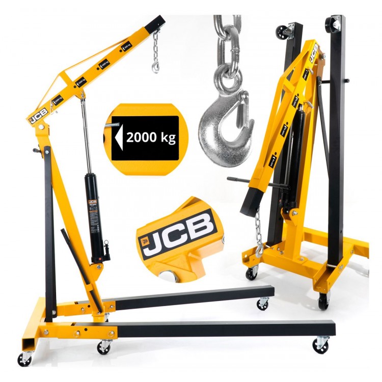 Хидравличен сгъваем кран за двигатели тип жираф 2 тона JCB 