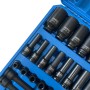 Комплект ударни вложки и удължения 43части – 1/2'' HAWEK, HW-2053