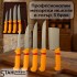Комплект професионални месарски ножове и сатър , 5 броя STAHLMAYER Exclusive + подарък 