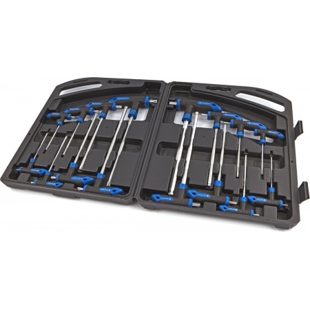 Комплект шестограми и торксове с ръкохватка STAHLMAYER 16 части