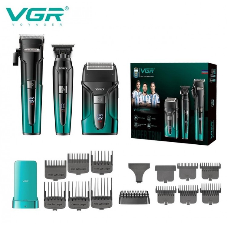 Комплект машини за подстригване на брада и коса VGR V-694  