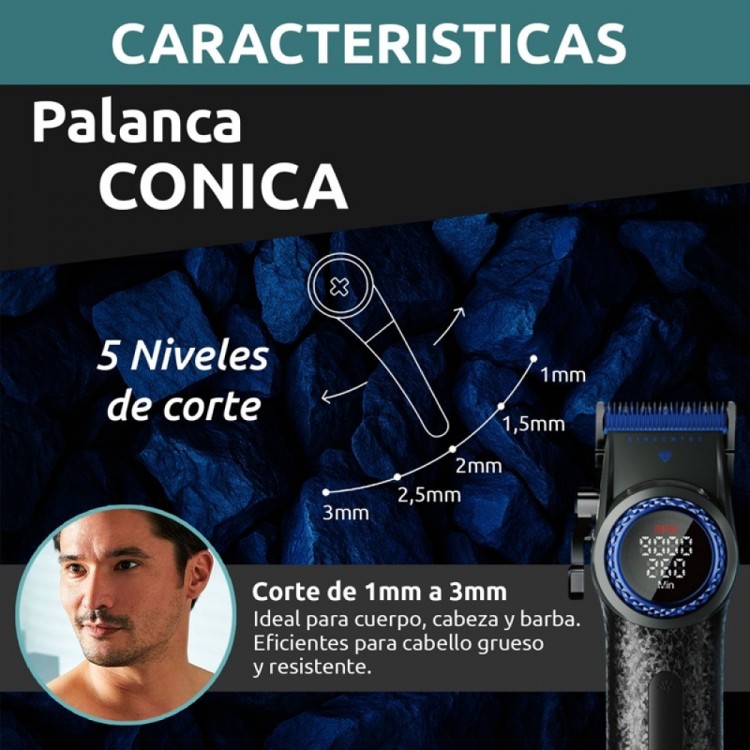 Професионална машинка за подстригване VGR PRO V-001 Blue Edition