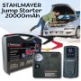 Автомобилен стартер с компресор STAHLMAYER Jump Starter 20000mAh  Автомобилен стартер с компресор STAHLMAYER Jump Starter 20000mAh