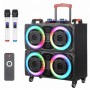 Безжична светеща караоке тонколона NDR-8888 4x8"  