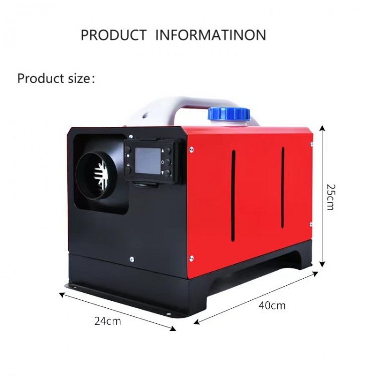 Дизелова въздушна печка HAWEK  8kW – за кемпери, бусове и гаражи 12V / 24V / 220V