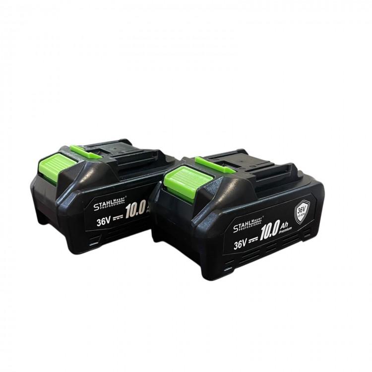 Акумулаторна резачка STAHLMAYER 36V 10AH с дисплей, 2 батерии и 2 вериги, 30 см шина