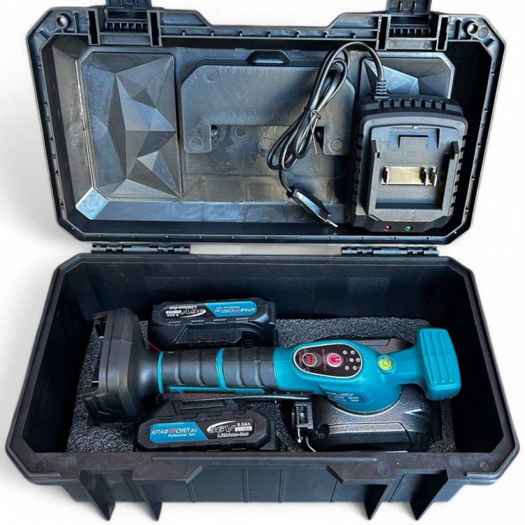 Акумулаторна вендуза за плочки 36V 8AH KraftRoyal с 2 батерии с вградена нивелация