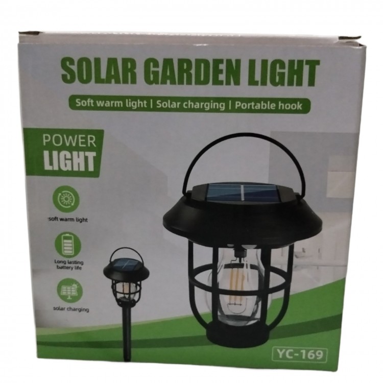 Соларна градинска лампа YC-169