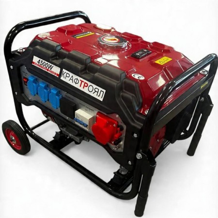Монофазен четиритактов генератор с дисплей 4.5 kW KraftRoyal Монофазен четиритактов генератор с дисплей 4.5 kW KraftRoyal