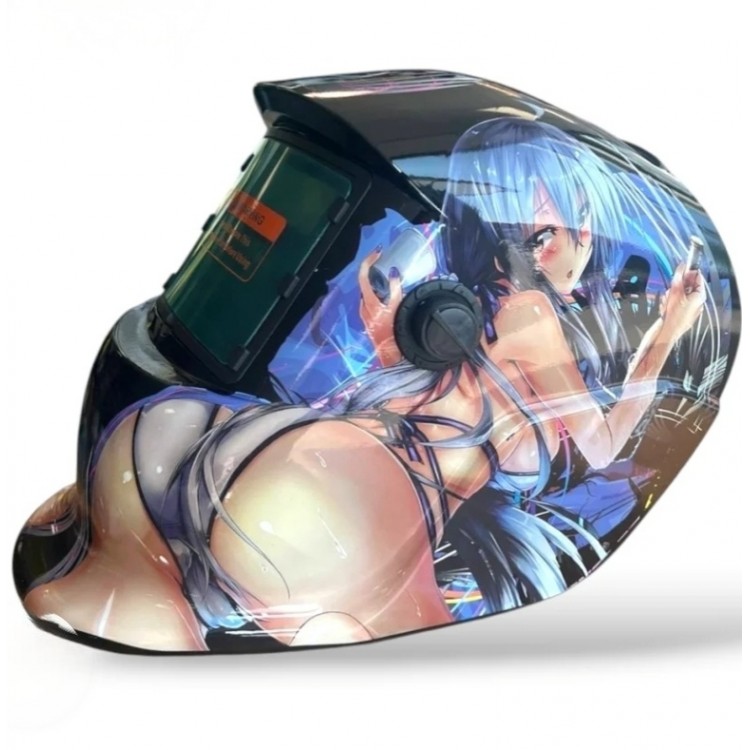 Автоматична соларна маска за заваряне, анимация