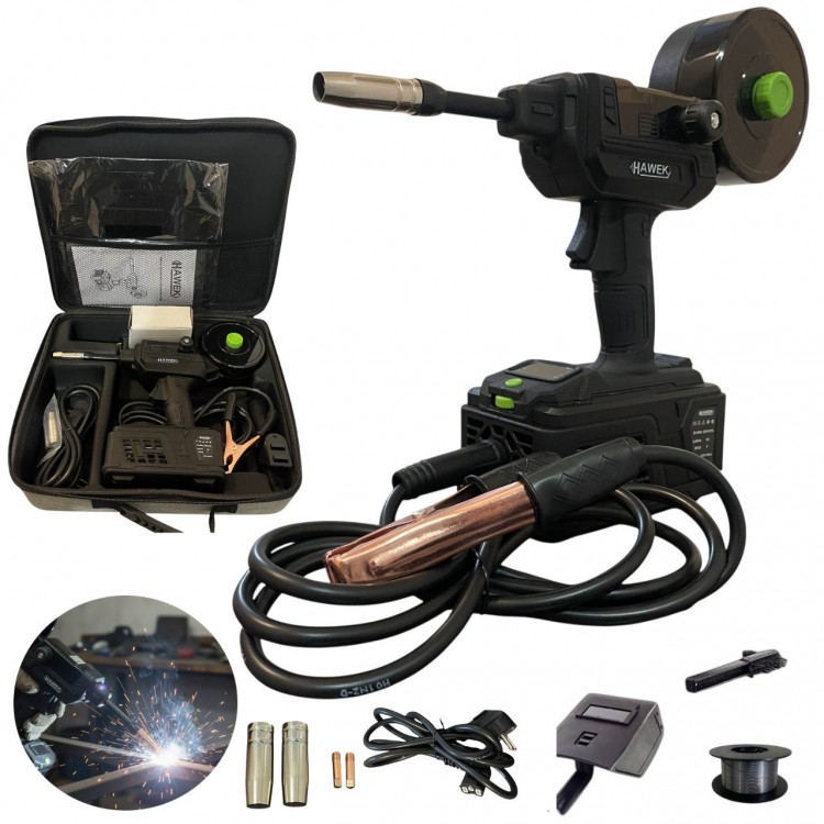 Инверторен телоподаващ апарат без газ Hawek 400A 