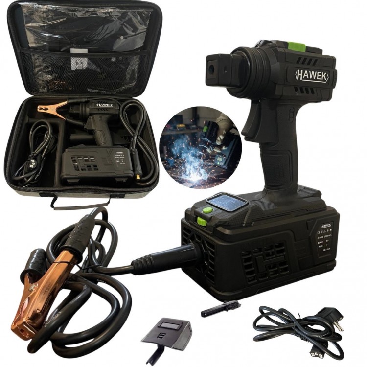 Професионален ръчен инверторен електрожен тип пистолет с дисплей , HAWEK  400A