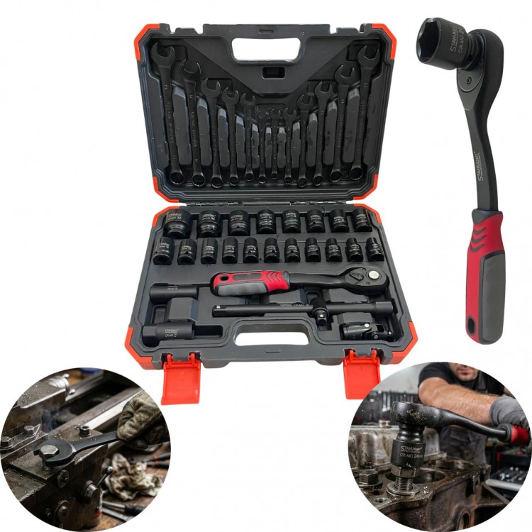 Ударно гедоре 1/2" 37 части STAHLMAYER