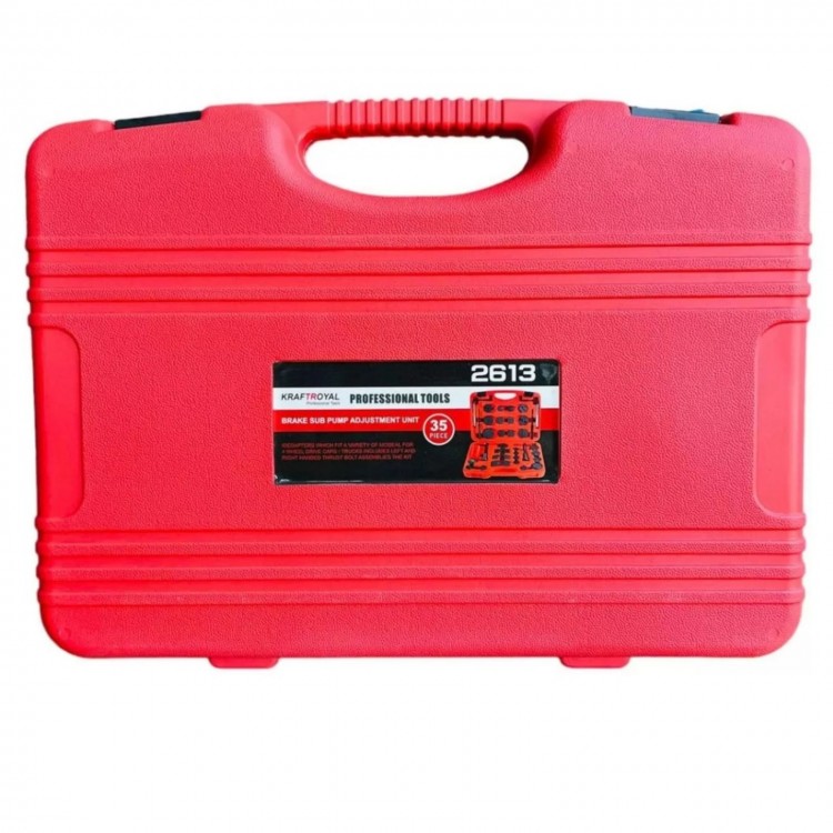 Комплект за прибиране на спирачни цилиндри KraftRoyal 35 части