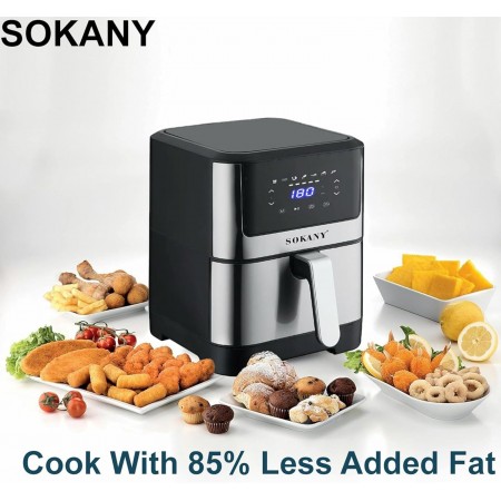 Air Fryer - ЕЪРФРАЙЪР 7 литра Sokany SK-ZG-8040 Air Fryer - ЕЪРФРАЙЪР 7 литра Sokany SK-ZG-8040