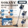 Прахосмукачка SOKANY SK-13020 – безжична, 2000W Прахосмукачка SOKANY SK-13020 – безжична, 2000W