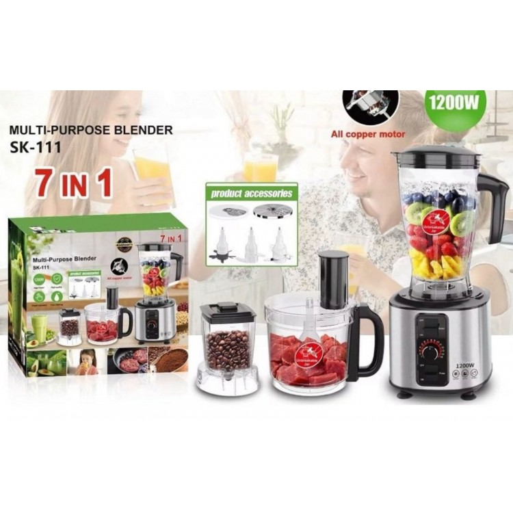 Мултифункционален кухненски робот 7-в-1 SOKANY SK-111 – 1200W
