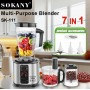 Мултифункционален кухненски робот 7-в-1 SOKANY SK-111 – 1200W
