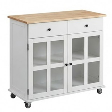 Мобилен кухненски остров, кухненска количка, 95 см