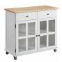 Мобилен кухненски остров, кухненска количка, 95 см