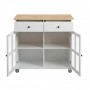 Мобилен кухненски остров, кухненска количка, 95 см